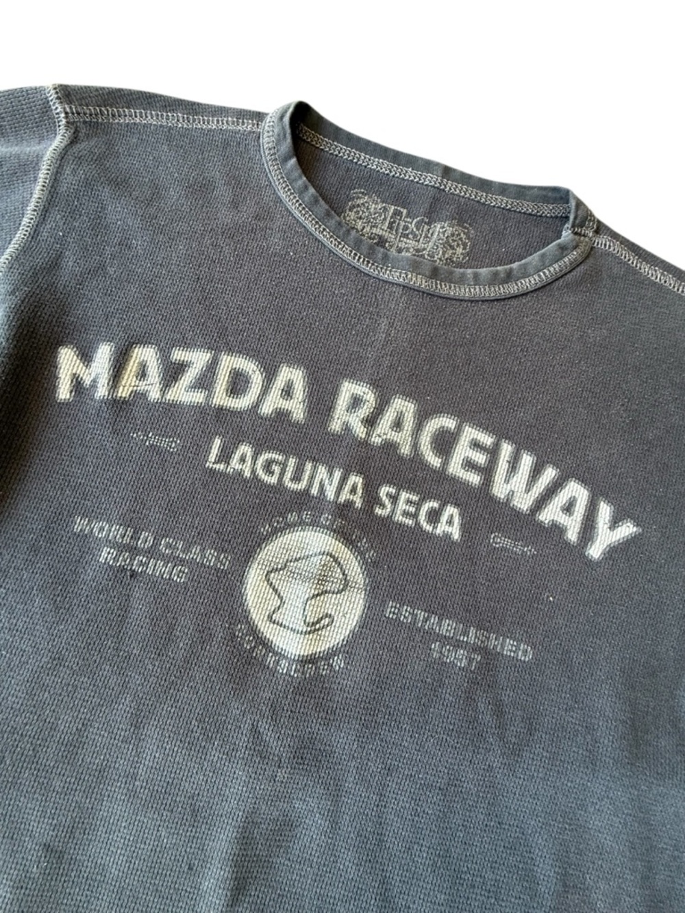 Vintage Mazda Raceway Laguna Seca Long Sleeve Shirt, XL - Picture 3 of 6